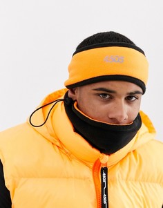 Флисовая двусторонняя повязка на голову ASOS 4505 ski-Черный