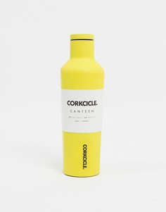 Неоново-желтая матовая бутылка для воды объемом 475 мл Corkcicle-Желтый