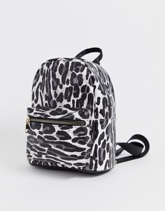 Рюкзак с леопардовым принтом и карманом Yoki Fashion-Мульти