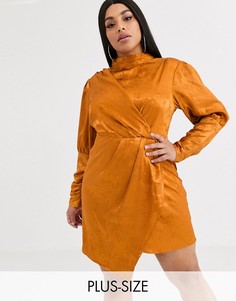 Платье мини Pretty Darling Plus-Оранжевый