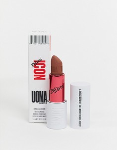 Матовая губная помада UOMA - Beauty BadAss Icon Concentrated (Angela)-Коричневый цвет