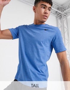 Синяя футболка Nike Training Tall-Синий