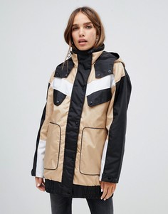 Анорак со вставками ASOS DESIGN-Мульти