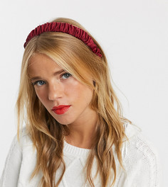 Эксклюзивный бордовый ободок на голову Accessorize-Красный