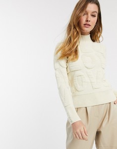 Водолазка кремового цвета River Island-Белый