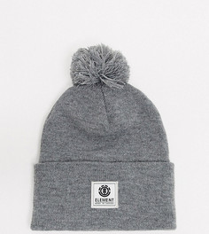 Серая шапка-бини с помпоном Element Dusk эксклюзивно для ASOS-Серый