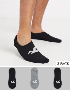 3 пары носков в спортивном стиле Hollister-Мульти