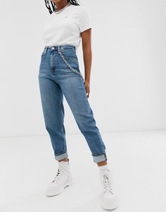 Джинсы в винтажном стиле с завышенной талией Tommy Jeans-Синий