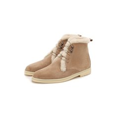 Ботинки Loro Piana Замшевые ботинки Ylvi Walk Loro Piana