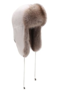 Шапка-ушанка из меха норки и соболя Kussenkovv