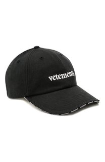 Хлопковая бейсболка Vetements