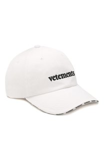 Хлопковая бейсболка Vetements