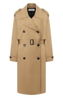 Хлопковый тренч Saint Laurent