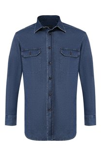 Джинсовая рубашка Brioni