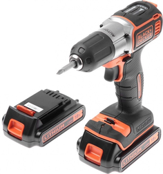 Дрель-шуруповерт BLACK+DECKER ASD18KB-QW