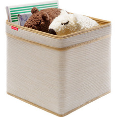 Корзина для хранения с ручками Casy Home Ba-033 бежевая