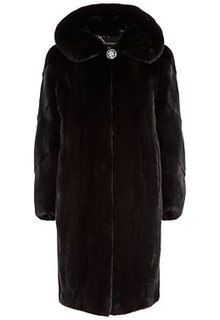 Норковая шуба с капюшоном Empire of Fur