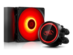 Водяное охлаждение DeepCool Gammaxx L120T Red (Intel LGA20/1366/115/AMD/AM4/AM3/AM2/FM/PWM/RET)