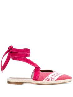 JW Anderson сандалии с открытой пяткой с логотипом