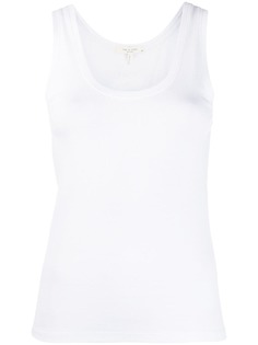 Rag & Bone топ кроя слим с U-образным вырезом