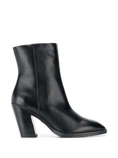 Stuart Weitzman ботильоны на наборном каблуке