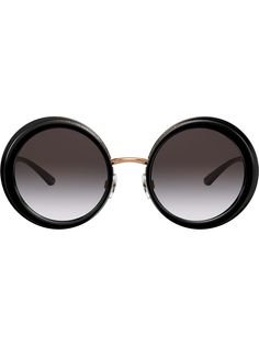 Dolce & Gabbana Eyewear солнцезащитные очки в массивной круглой оправе