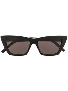 Saint Laurent Eyewear солнцезащитные очки в оправе кошачий глаз