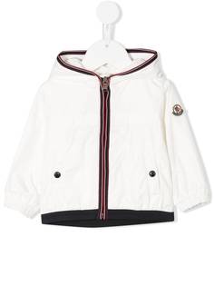 Moncler Enfant куртка Anton с отделкой в полоску