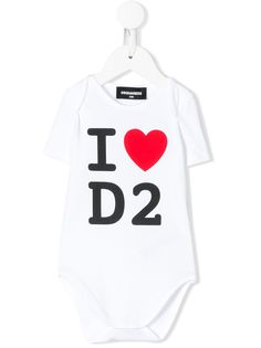 Dsquared2 Kids комбинезон для новорожденного с логотипом
