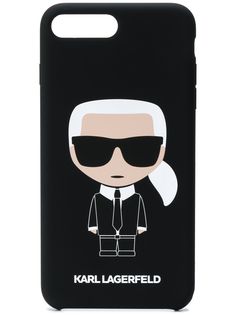 Karl Lagerfeld чехол Ikonik Karl для iPhone 8 Plus с блестками