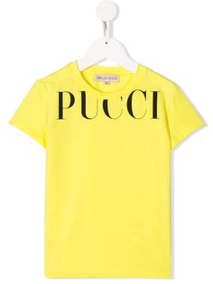 Emilio Pucci Junior футболка свободного кроя с логотипом