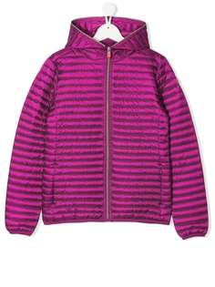 Save The Duck Kids пуховик с эффектом металлик