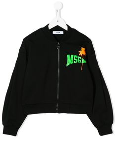 Msgm Kids бомбер с логотипом