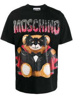 Moschino футболка с принтом Dracula Teddy