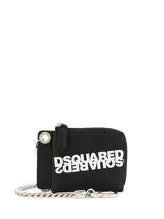 Dsquared2 кошелек с цепочкой и логотипом