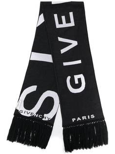Givenchy жаккардовый шарф с логотипом