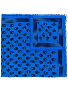 Alexander McQueen платок с принтом Skull