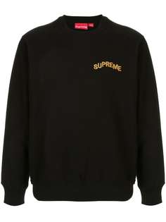 Supreme свитер с вышитым логотипом