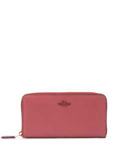 Coach кошелек с металлическим логотипом