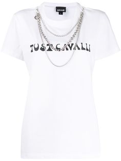 Just Cavalli футболка с логотипом