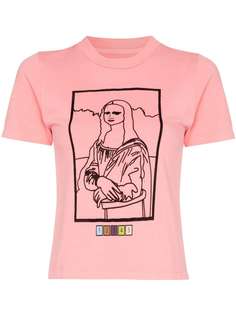 Maisie Wilen футболка с принтом Mona Lisa