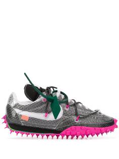 Nike X Off-White кроссовки Waffle Racer из коллаборации с Off-White