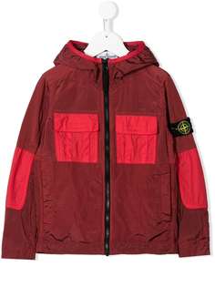Stone Island Junior ветровка с капюшоном