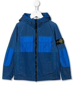 Stone Island Junior ветровка с капюшоном