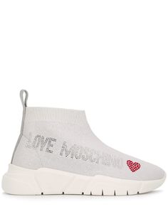 Love Moschino кроссовки с декорированным логотипом