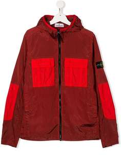 Stone Island Junior ветровка с капюшоном