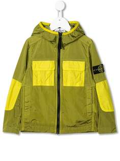 Stone Island Junior ветровка с капюшоном