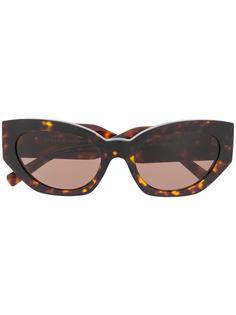 Versace Eyewear солнцезащитные очки V-Medusa в оправе кошачий глаз