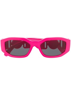 Versace Eyewear солнцезащитные очки в овальной оправе