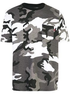 Supreme футболка с камуфляжным принтом